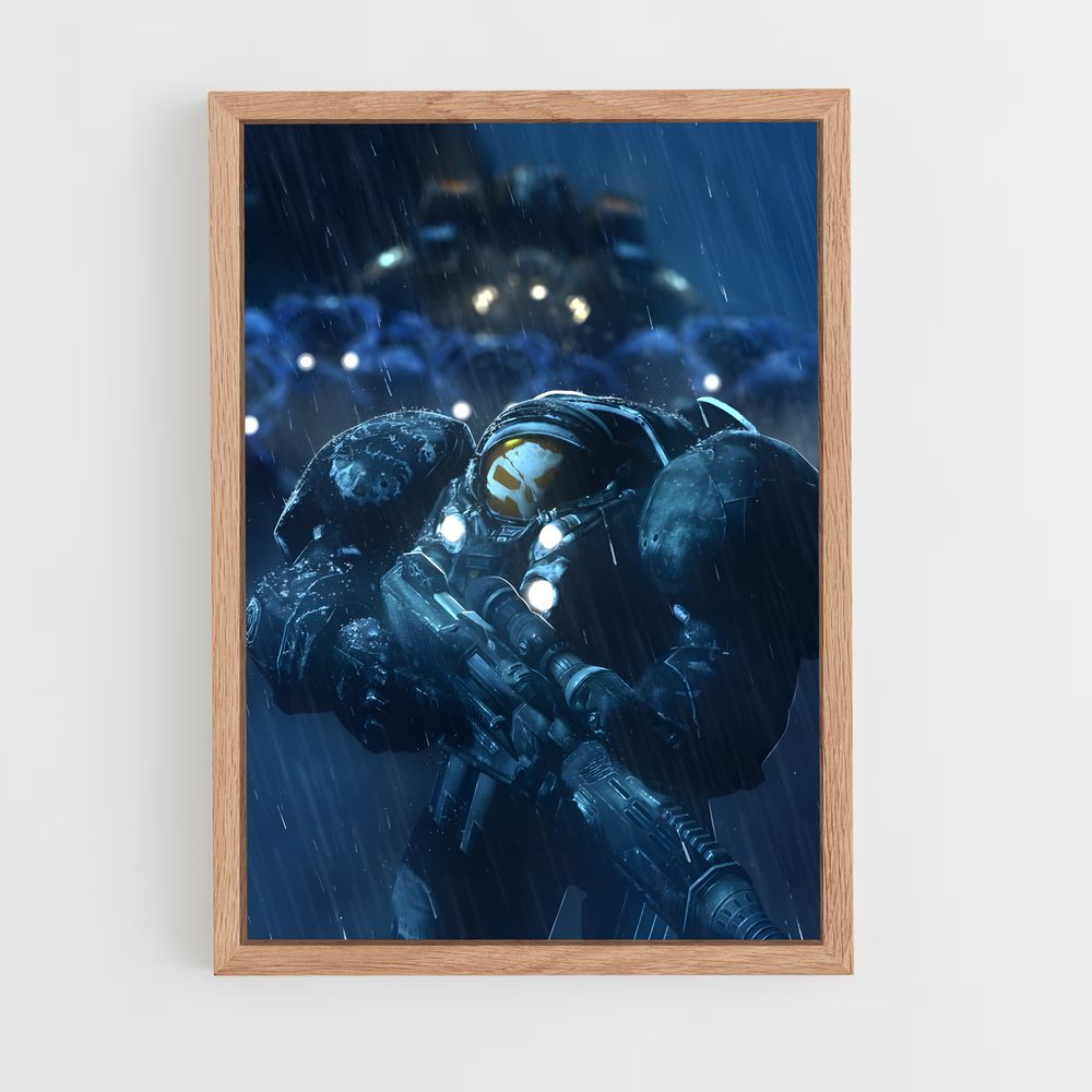 Poster Tempête de Guerre – affiche Starcraft (vue 4)